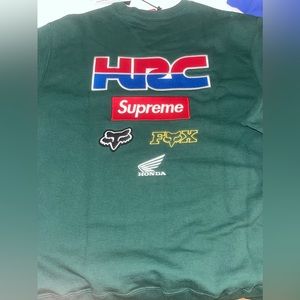 SupremeXHonda green crew neck